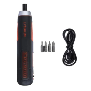 Electric Cordless Screwdriver with E-Clutch 4V 6.35mm Li-ion
