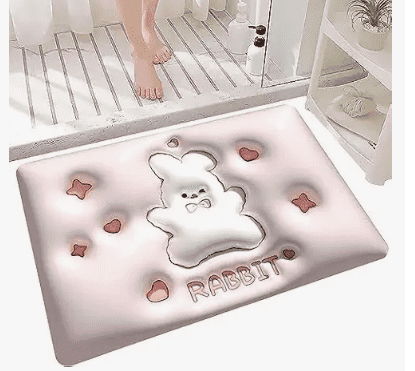 3D Bath Mat Multicolour
