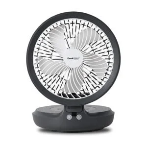 Rechargeable Mini Table Fan with LED Light
